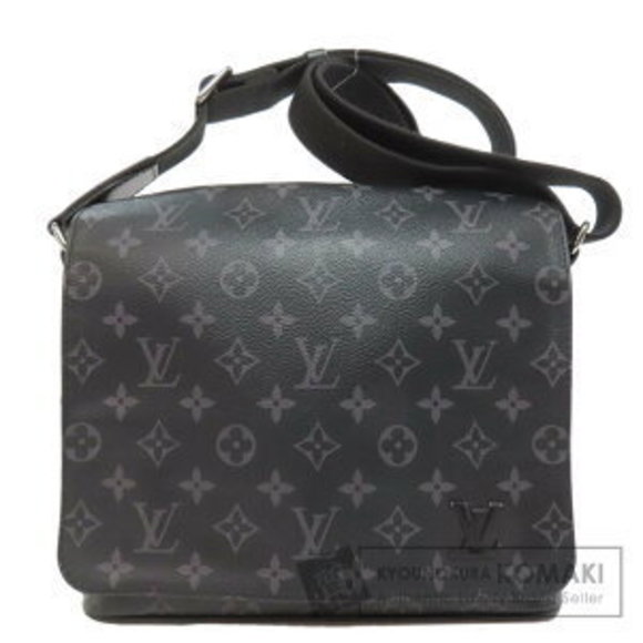 Louis Vuitton District Monogram Eclipse Black Shoulder Bag - Picture 1 of 9